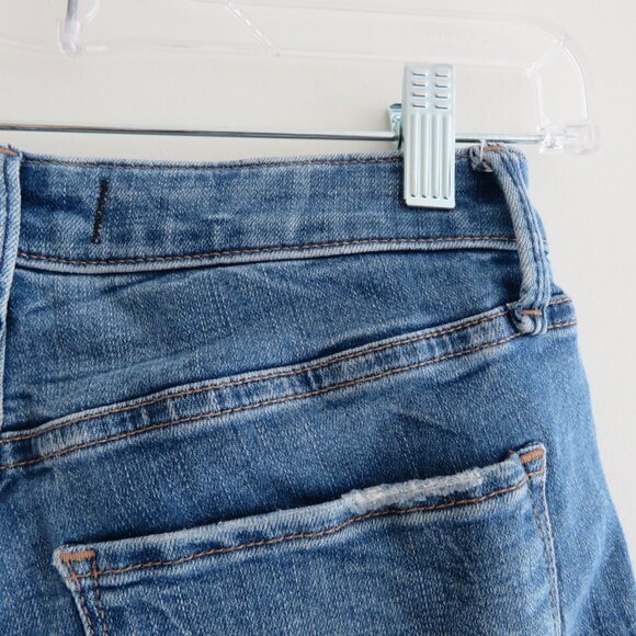 ABERCROMBIE & FITCH The Super Skinny Ankle High Rise Curve Love Embroidered Jean - Picture 11 of 12